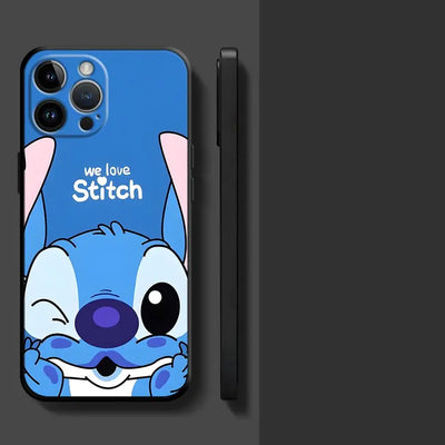 Disney We Love Stitch Soft Cover Phone Case