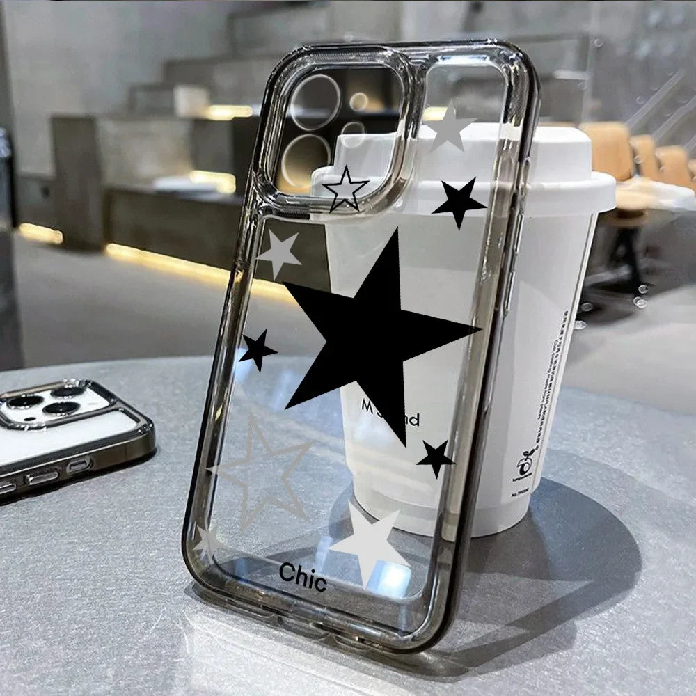 Ice Coffee Lable Y2k Star Cover Phone Case