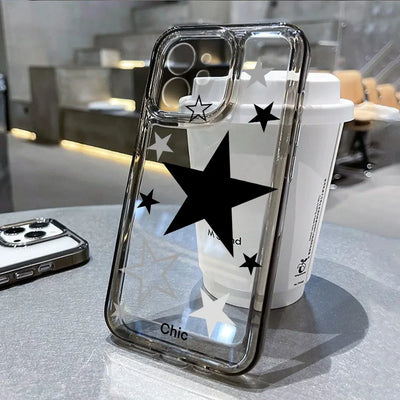 Ice Coffee Lable Y2k Star Cover Phone Case