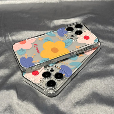 Flower Pattern Exquisite Back Cover Phone Case