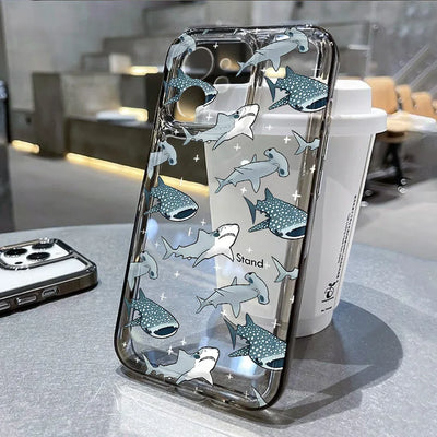Ocean Animal Fish Cover Transparent Phone Case