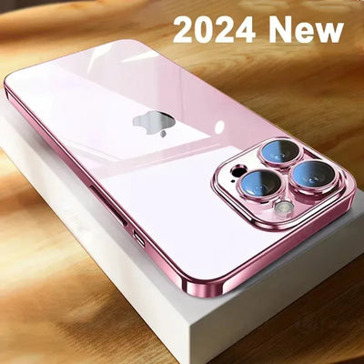 High Quality Plating Clear Phone Case