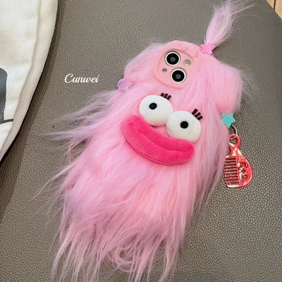 Cute Plush Winter Warm Fur Phone Case