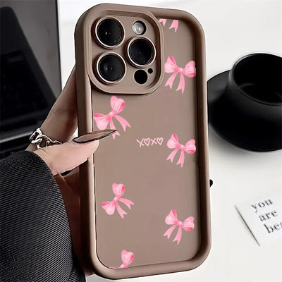 Cute Pink Bowknot Bow Phone Case