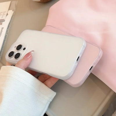 Soft Matte Candy Transparent Phone Case