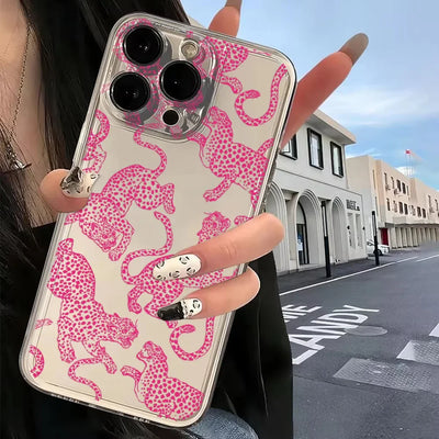 Hot Pink Leopard Phone Case