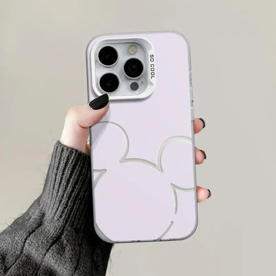 Hollow Mickey Mouse Concise Pattern Phone Case