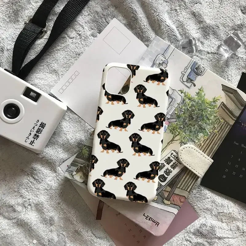 Cartoons Dachshund Bulldog Phone Case