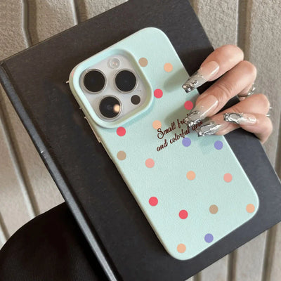Korean Ins Cute Polka Dot Phone Case