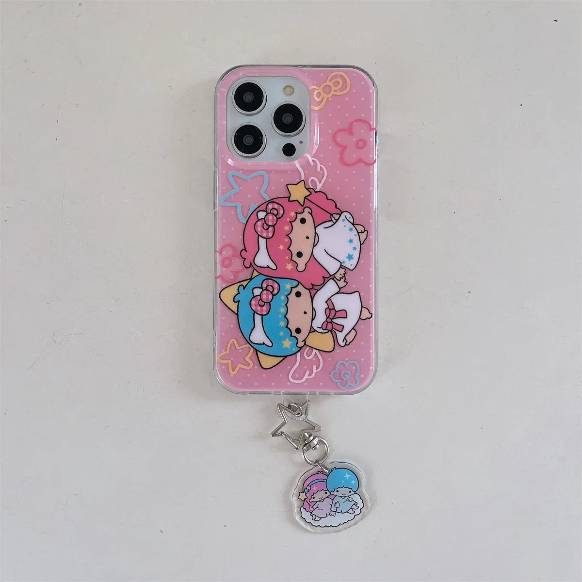New Cute Cartoon Twin Stars Phone Case
