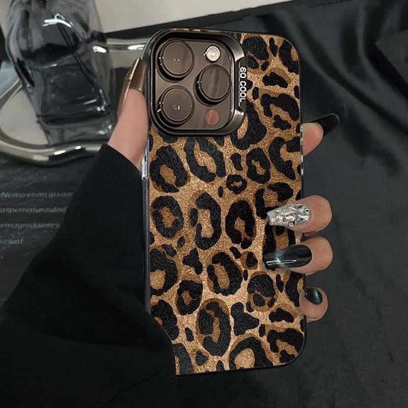 Leopard Print Armour Phone Case