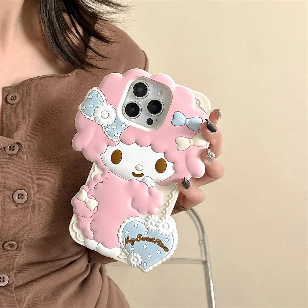 Cute 3D Cartoon My Melody Phone Case