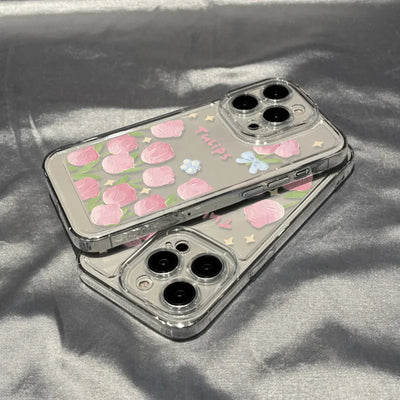 Tulip Silicone Cover Soft Fundas Phone Case