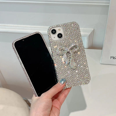 Luxury Full Diamond Bow Case Sparkling Cute Phone Case