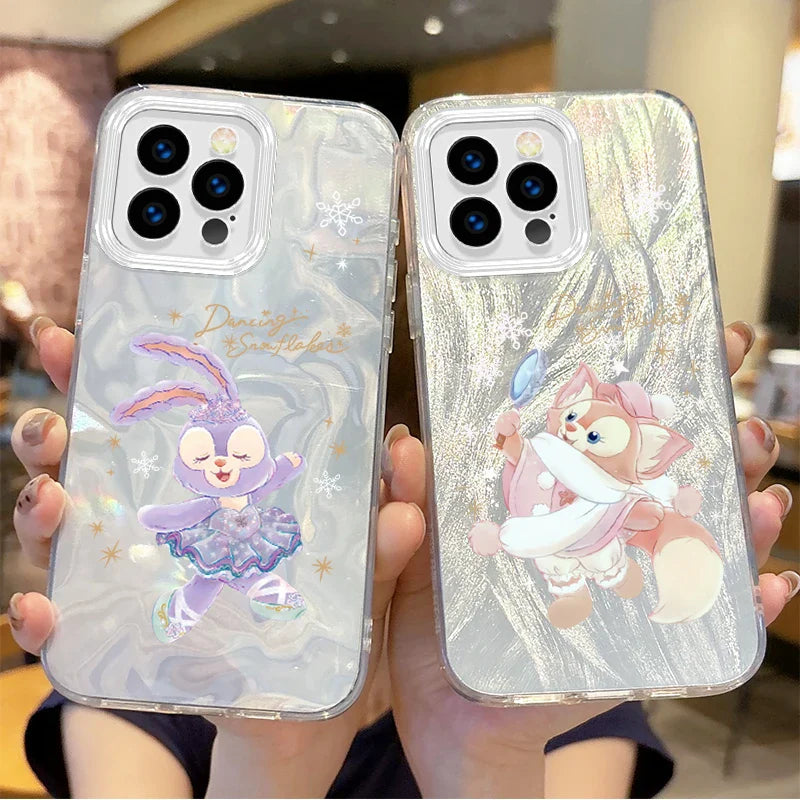 Hot Disney StellaLou LinaBell Cartoon Gradient Phone Case