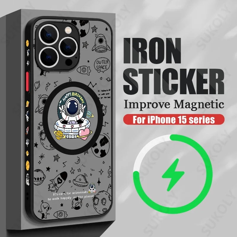 Magnetic Space Astronaut Phone Case