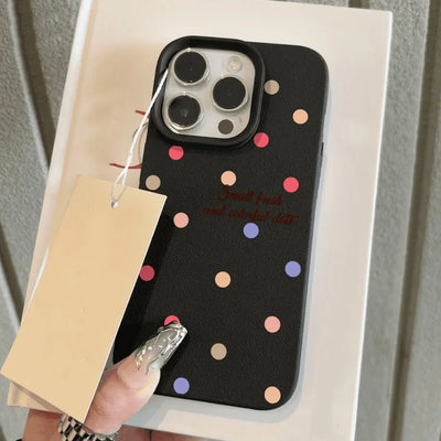 Korean Ins Cute Polka Dot Phone Case