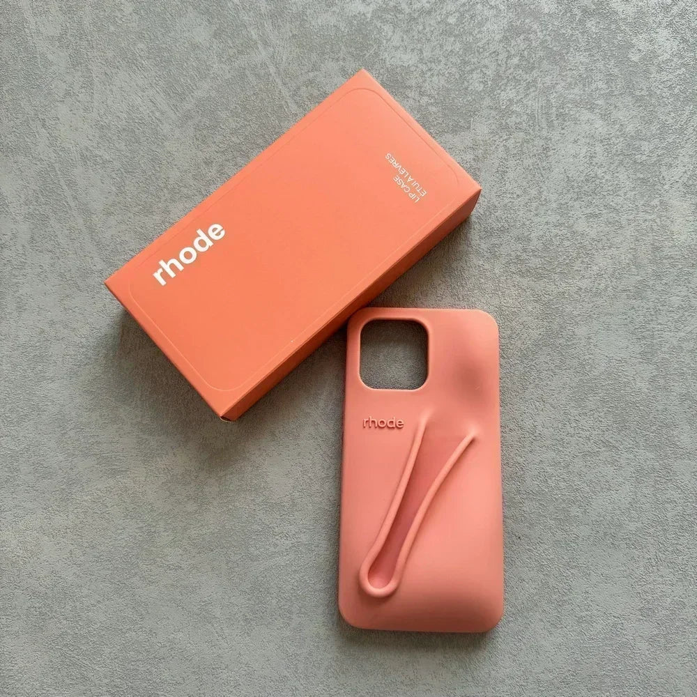 Rhode Luxury Lipstick Silicone Phone Case