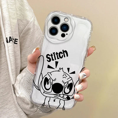 Funny Disney Stitch Cartoon Phone Case
