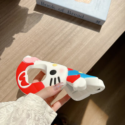 Kawaii 3D Cartoon Hello Kitty Soft Silicone Phone Case