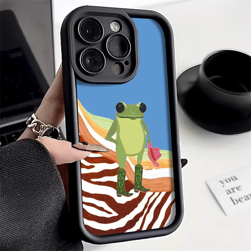 Cartoon Cute Frog Phone Case