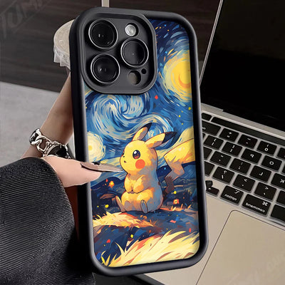 Oil Painting Pokemon Phone Case
