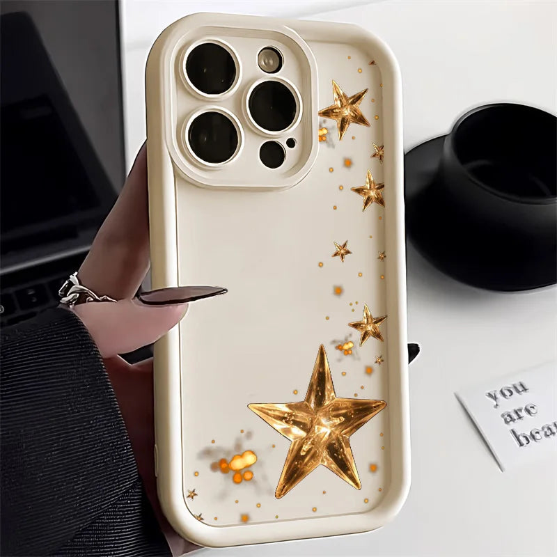 Cute Stars Silicone Phone Case