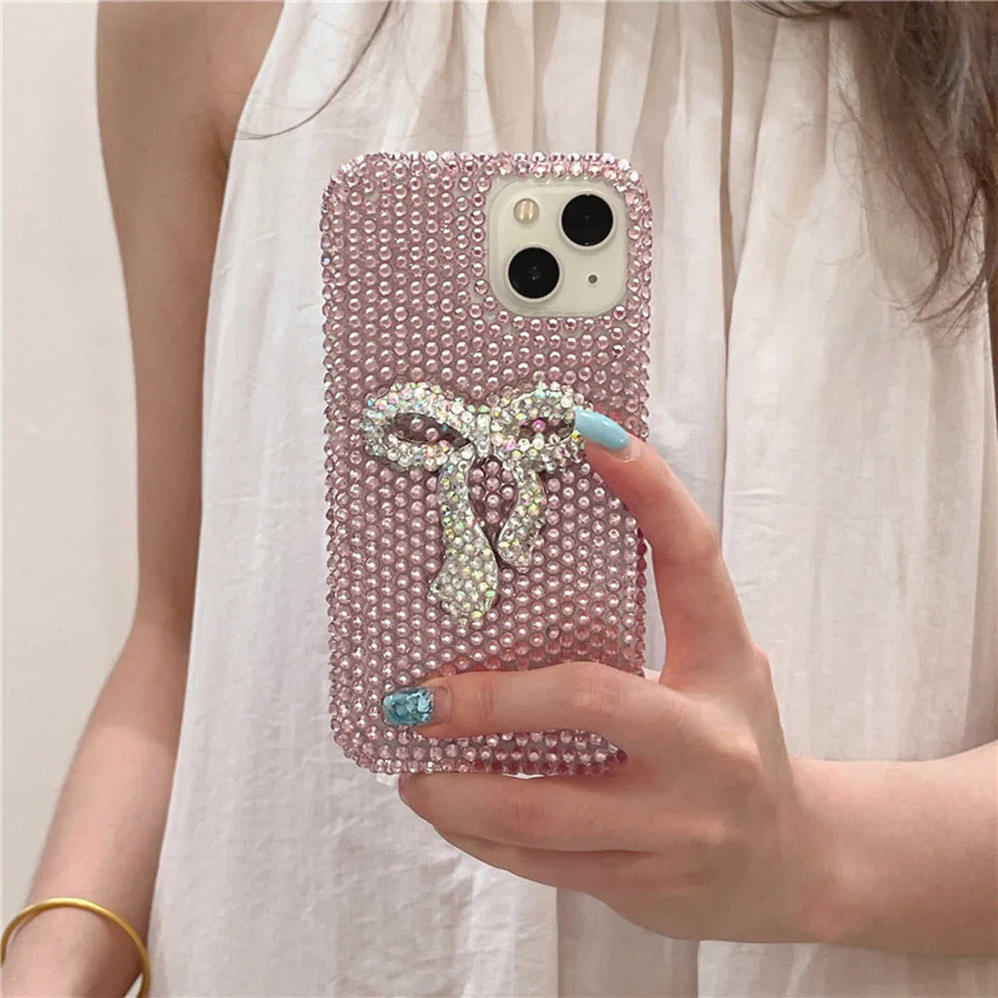 Luxury Full Diamond Bow Case Sparkling Cute Phone Case