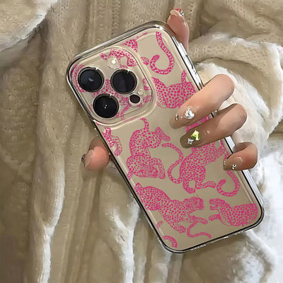 Hot Pink Leopard Phone Case