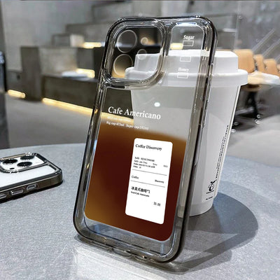 Ice Coffee Lable Y2k Star Cover Phone Case