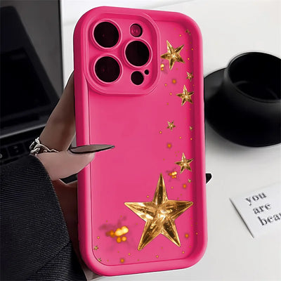 Cute Stars Silicone Phone Case