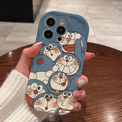 Lovely Doraemon Wave Phone Case