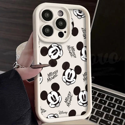 Fashion Cute Full screen Mickey Head Pattern Phone Case