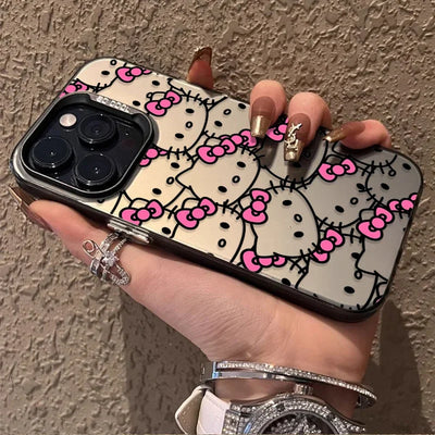 Lovely Money Hello Kitty Plating Phone Case