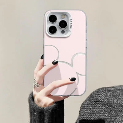 Hollow Mickey Mouse Concise Pattern Phone Case