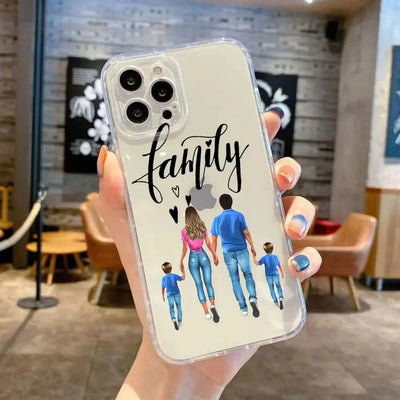 Super Mom And Super Dad Baby Family Phone Case