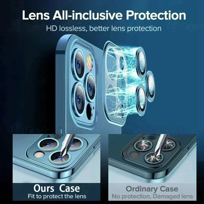 High Quality Plating Clear Phone Case
