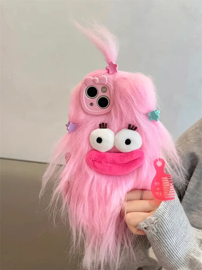 Cute Plush Winter Warm Fur Phone Case