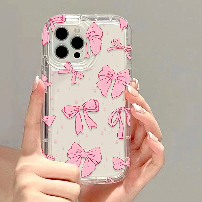 Cute Love Heart Silicone Phone Case