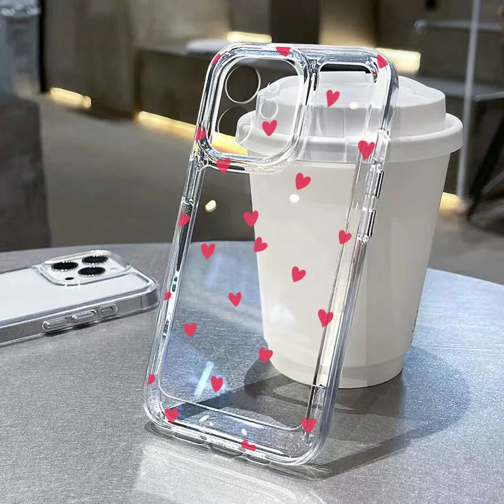 Cute Cartoon Love Heart Phone Case