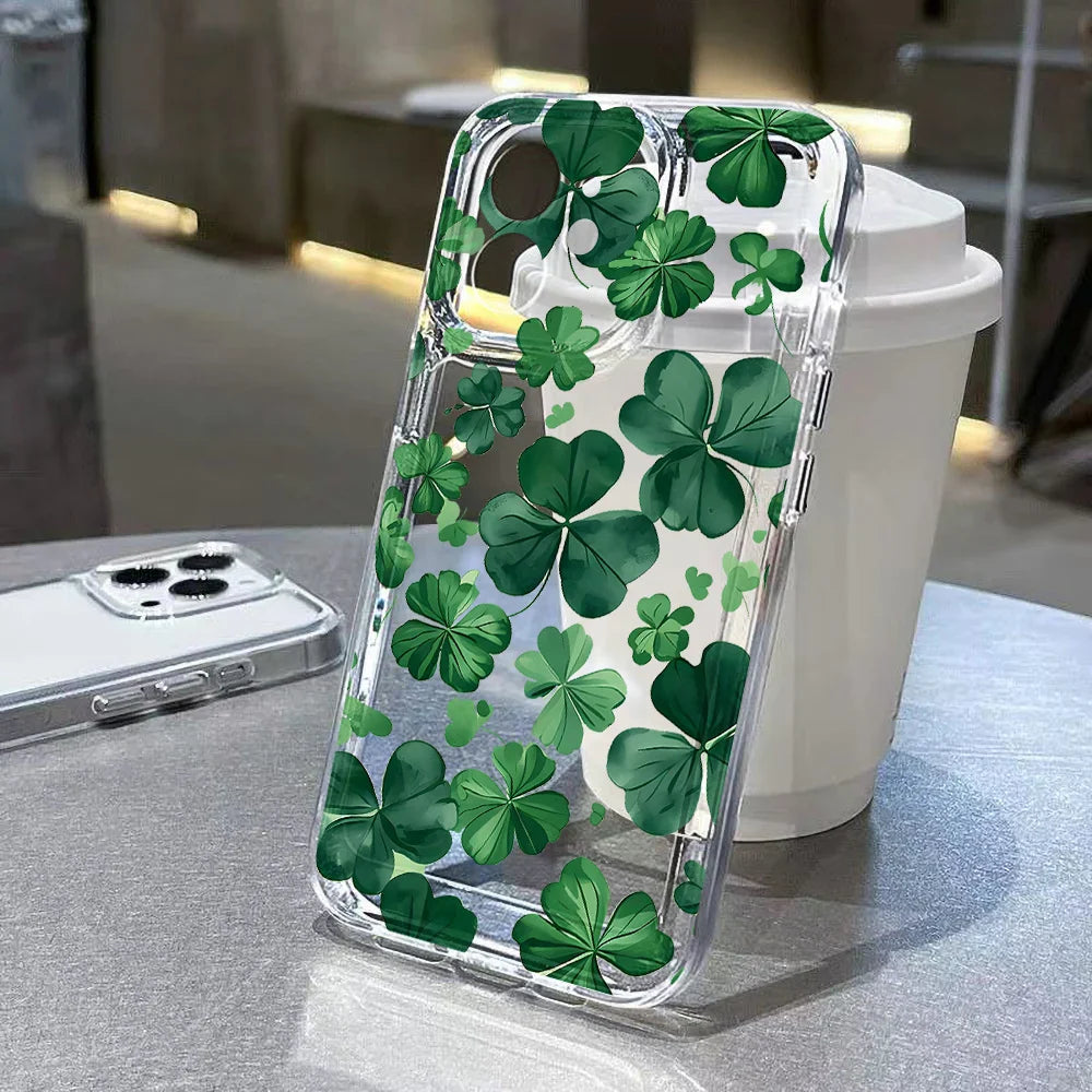 Grass Soft Liquid Silicone Shockproof Cover Phone Case
