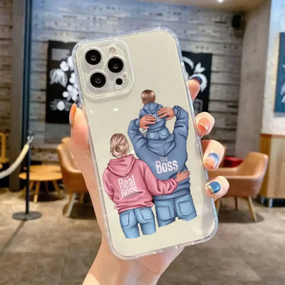 Super Mom And Super Dad Baby Family Phone Case