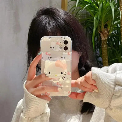 3D Hello Kitty Kuromi Grip Tok Holder Phone Case