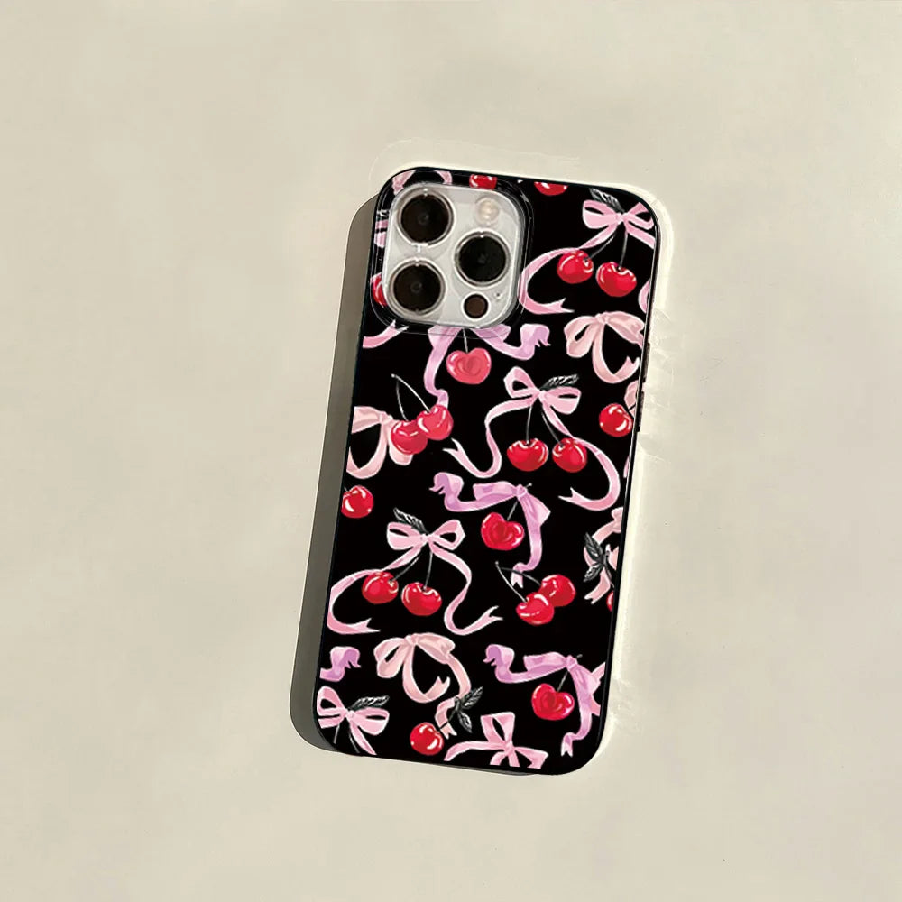 Cute Pink Love Heart Phone Case