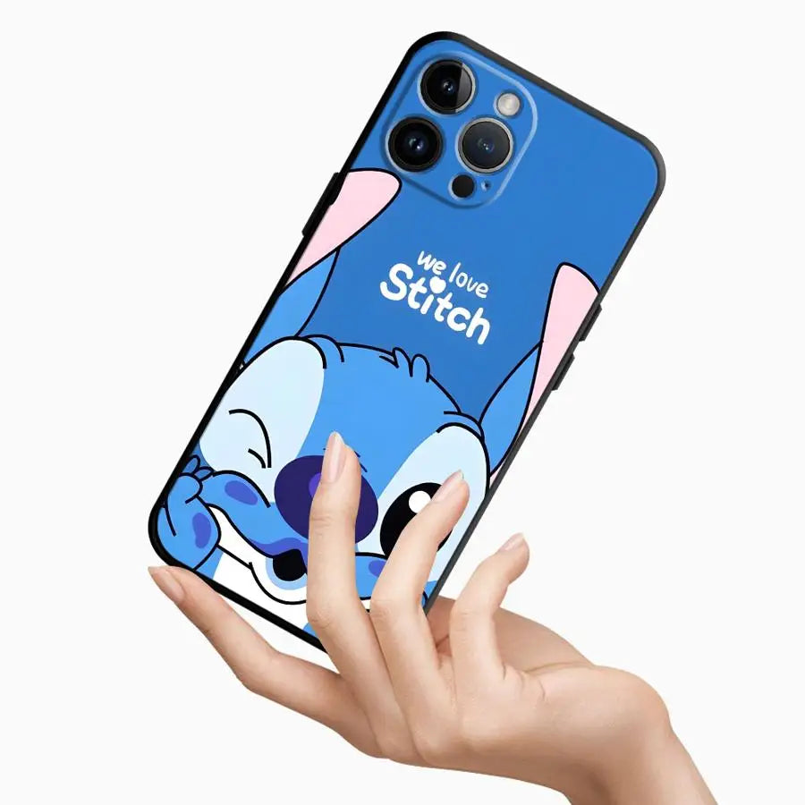 Disney We Love Stitch Soft Cover Phone Case