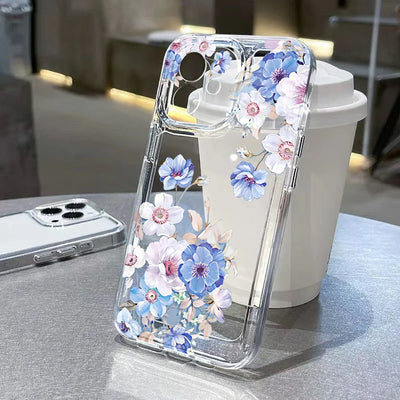 Lotus Flower Transparent Phone Case