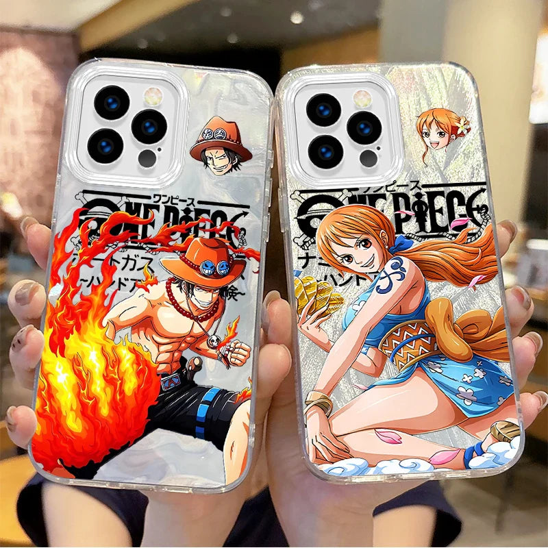 Fashion One Pieces Nami Anime Gradient Phone Case