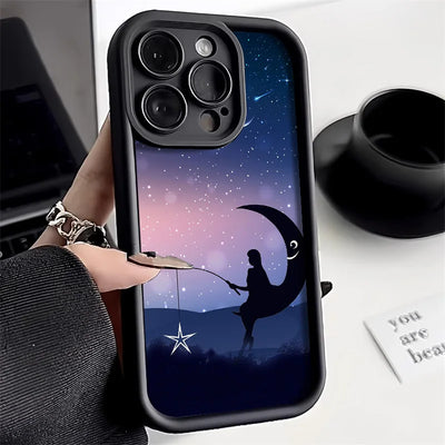 Oil Painting Soft Shockproof Matte Cover Phone Case