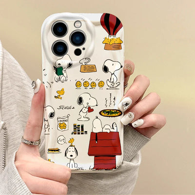 Fashion Snoopy Cute Cartoon Shockproof  Phone Case