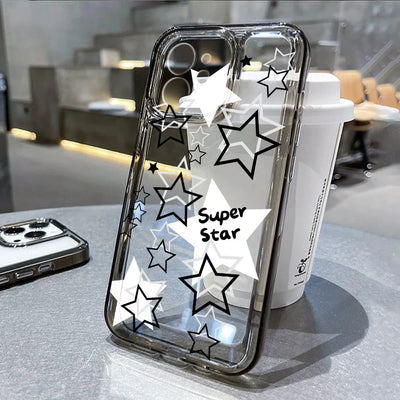 Ice Coffee Lable Y2k Star Cover Phone Case